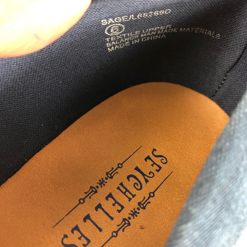 Seychelles Blue sandals slip on size 6 (#42) - Picture 8 of 8